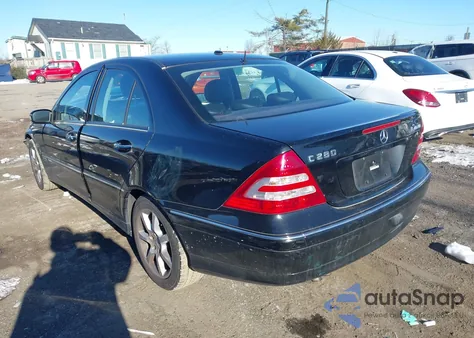 2007 Mercedes-Benz C 280 Luxury 4Matic z USA, uszkodzony, nr VIN WDBRF92H37F918165